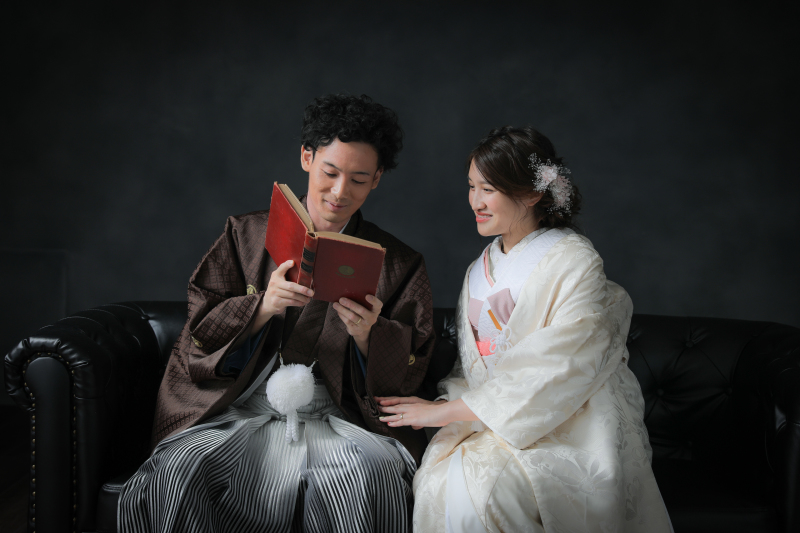 本を読みながら