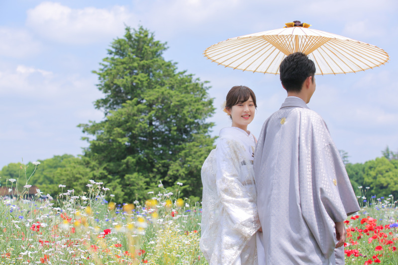 結びショット。