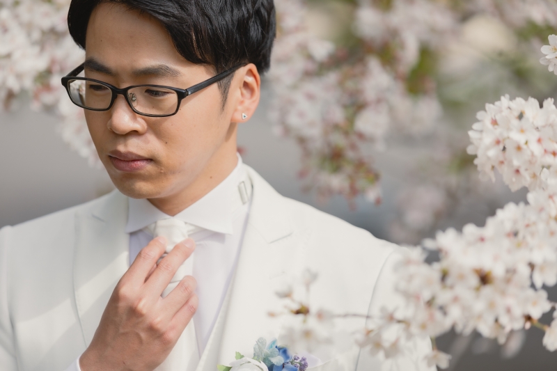 ご新郎様のソロショット
