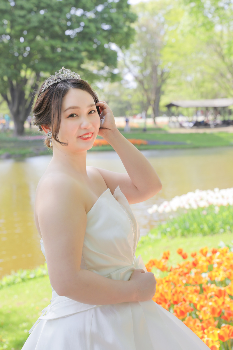 ご新婦様のソロショット。パート1