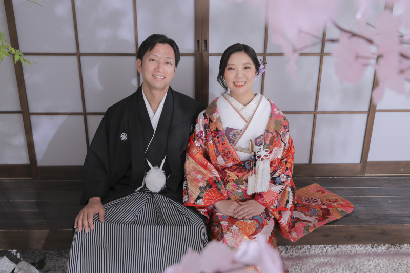 1着目の色打掛で。