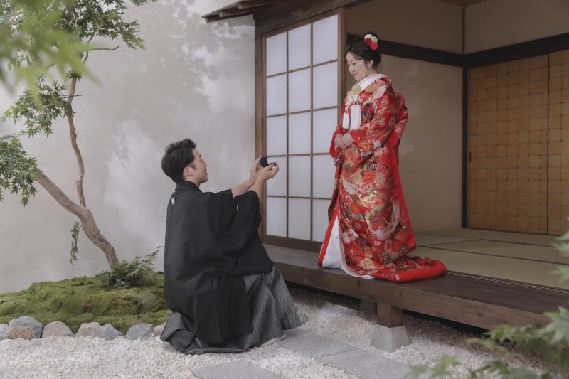 婚約指輪のお渡し