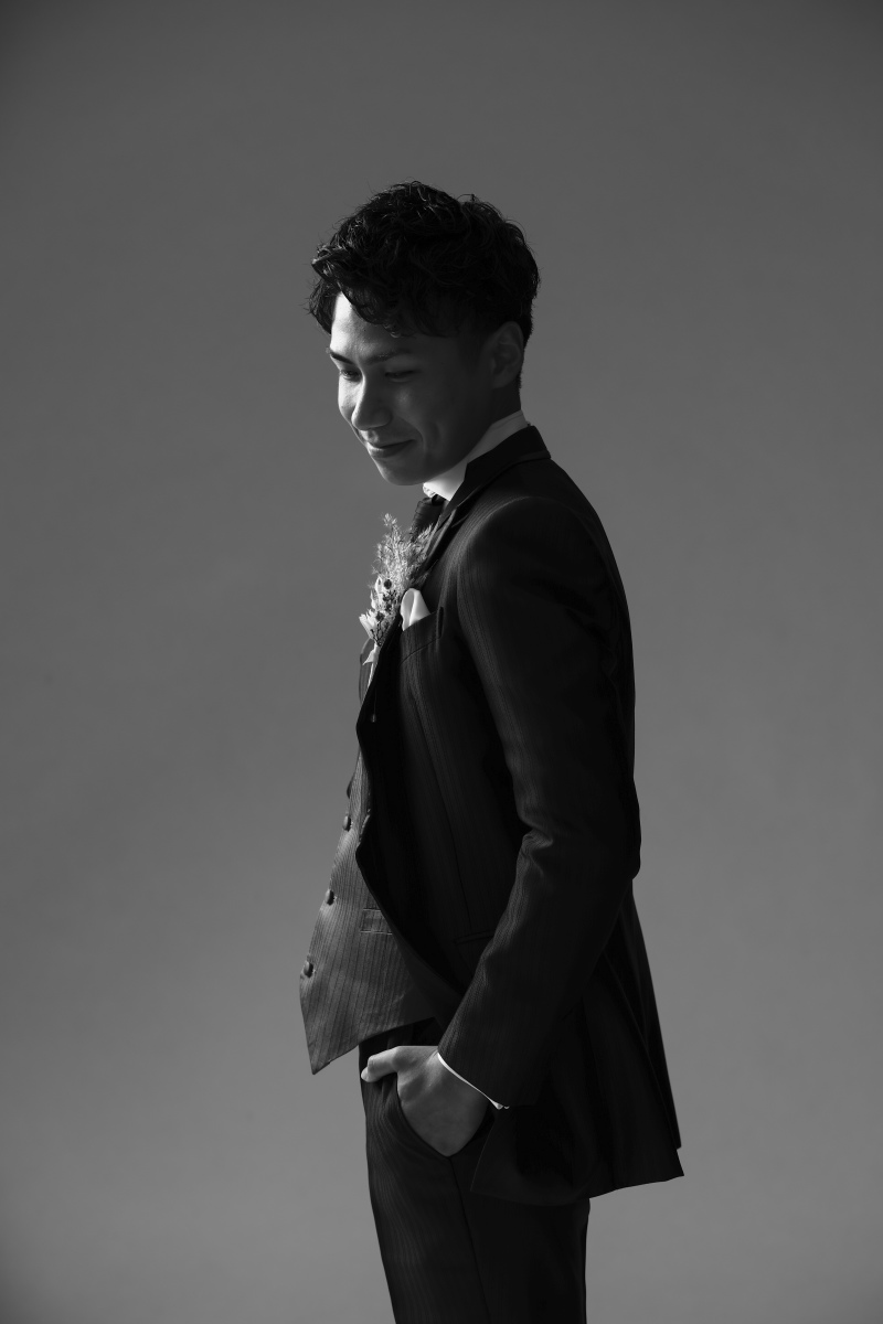 ご新郎様のソロショット
