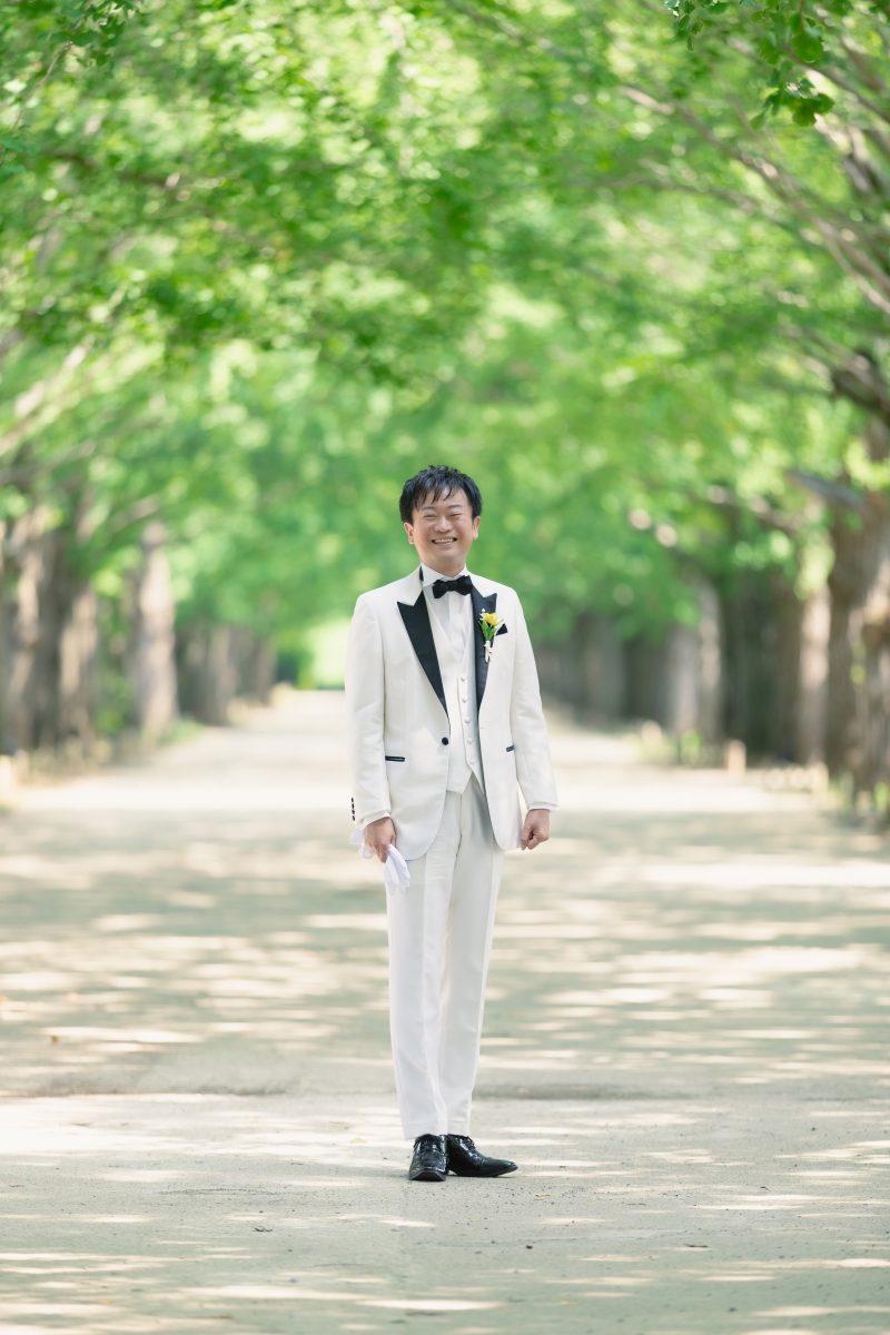 ご新郎様のソロショット1