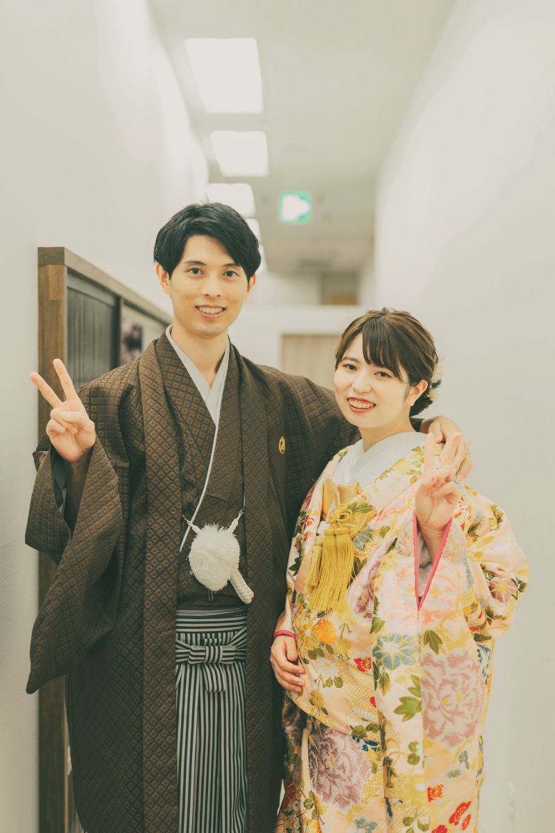 和装にお着替え