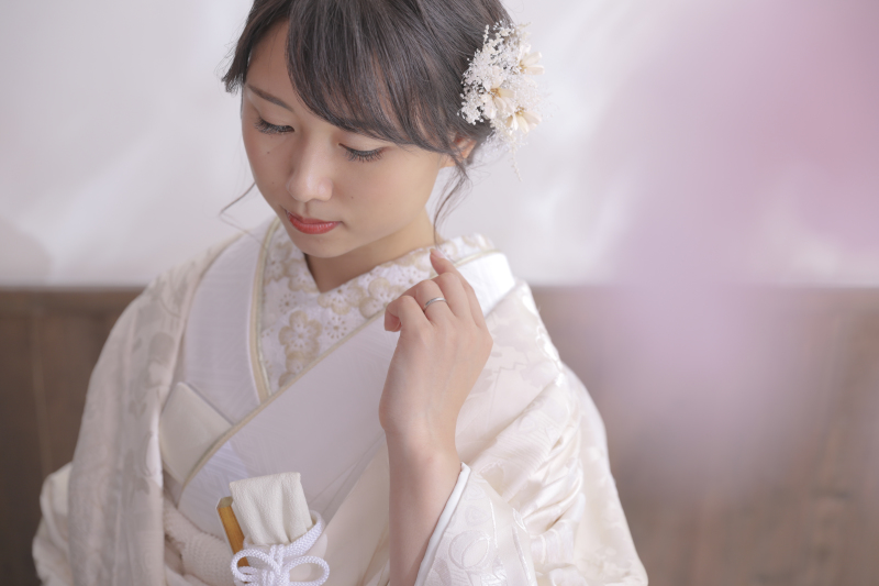 桜で柔らかい雰囲気に