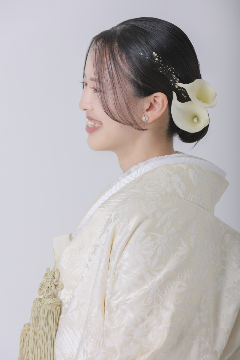 ご新婦様のソロショット。