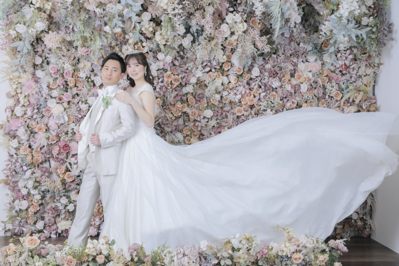 ドレスを靡かせて。