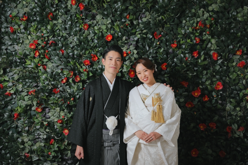 まずは和装撮影から
