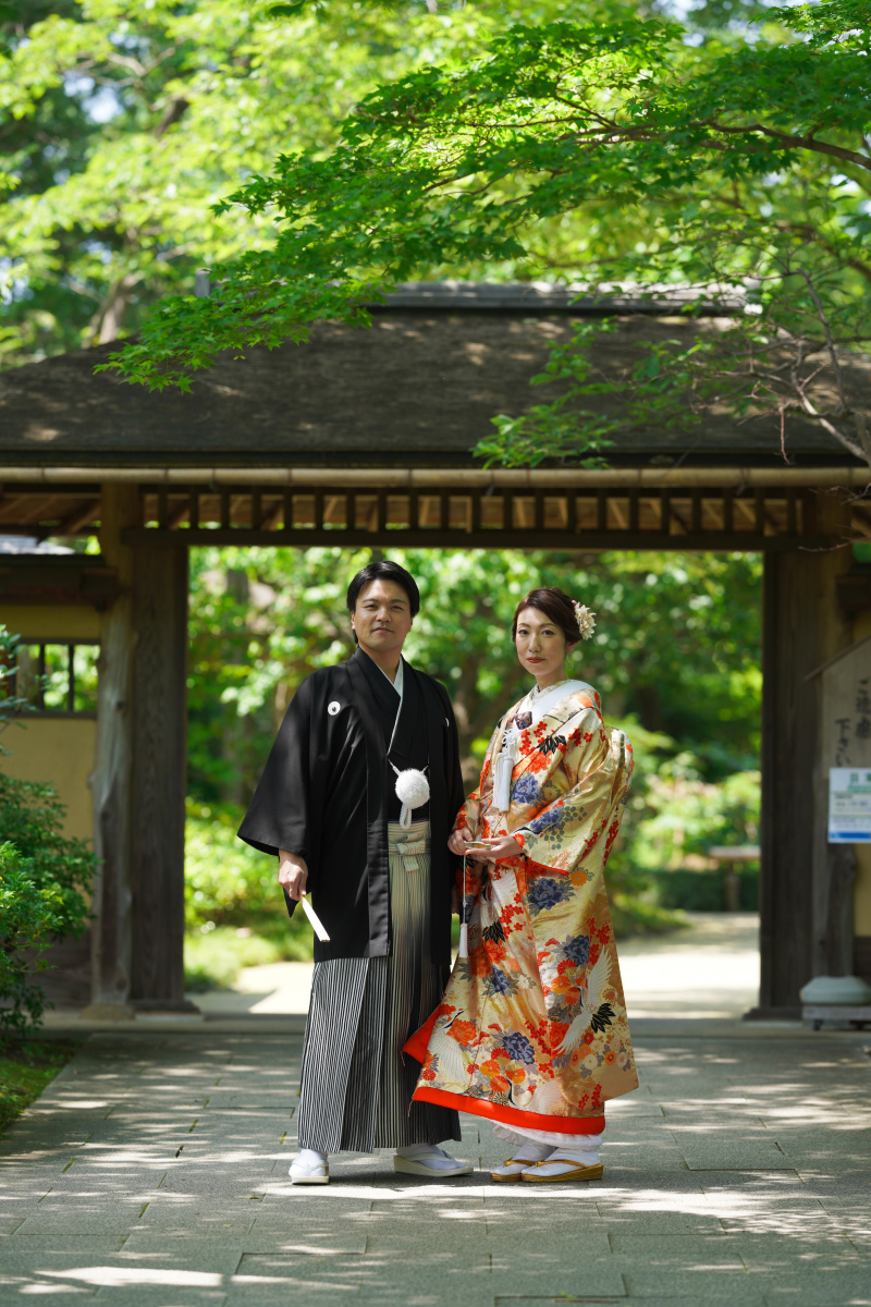 日本庭園での撮影で和を堪能!!!