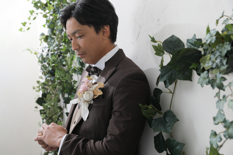 ご新郎様のソロショット