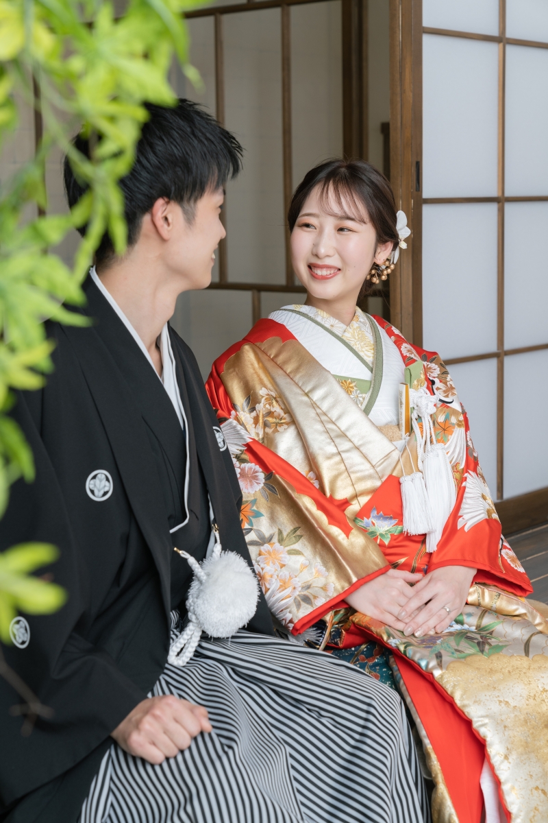 ご新婦様の笑顔