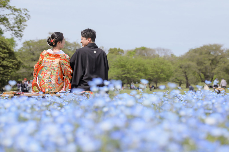 寄り添うお二人