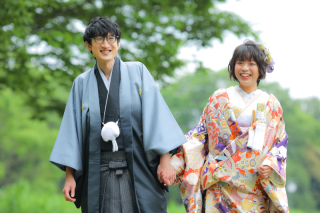 梅雨の昭和記念公園