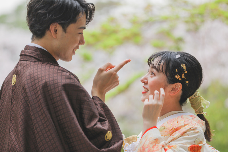 桜付いてるよ。