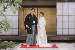 屋内庭園スタジオで！