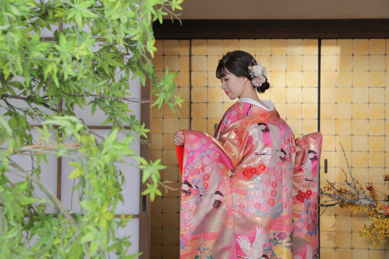 ご新婦様のソロショット。