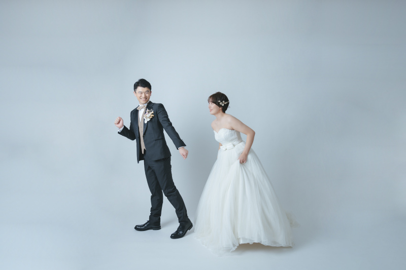 走っている風に?