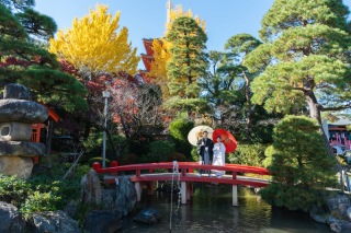 高幡不動尊　『紅葉』
