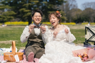 ウェディングフォト×ピクニック