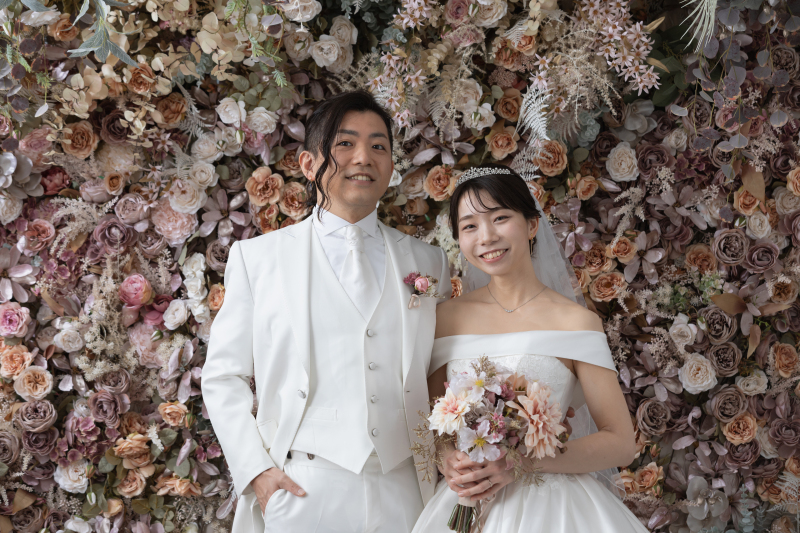 ブーケと一緒に