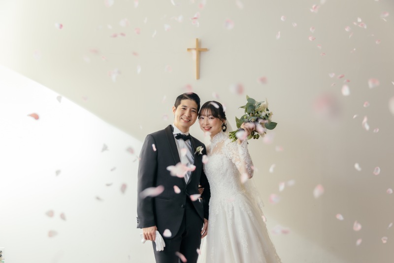 スタジオ内でも本格チャペルフォトも！