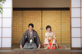 正座カット+お立ち姿