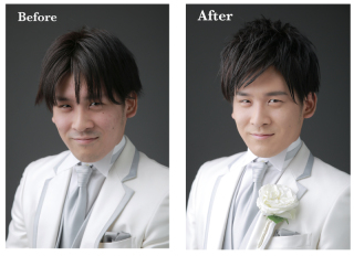 メンズメイク/ヘアセット