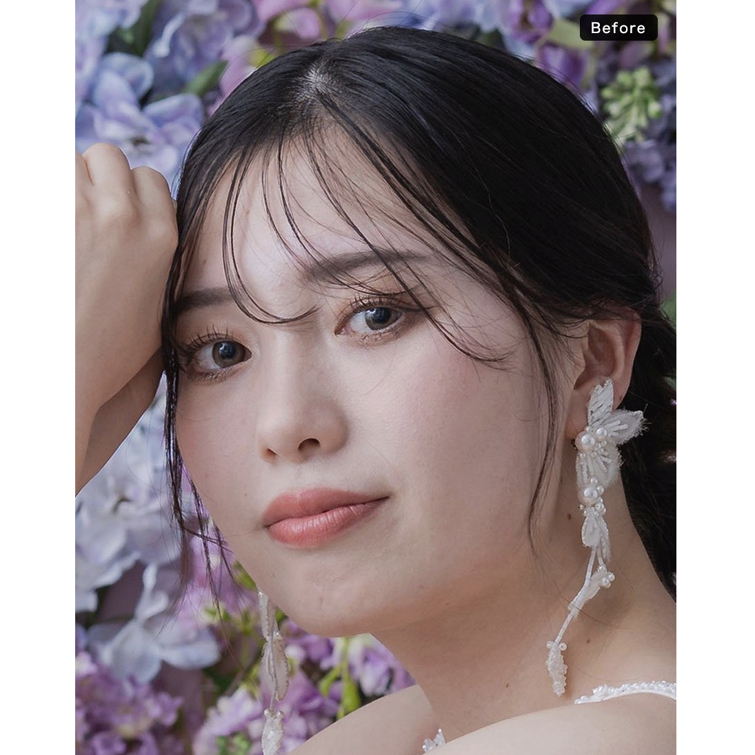 ヘアメイクの技術 写真1 before