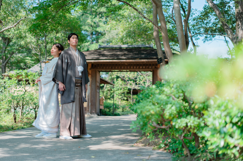 STUDIO AQUA 立川店(スタジオAQUA)_庭園で撮影できる