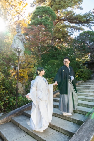 STUDIO AQUA 立川店（スタジオAQUA）_【高幡不動尊】五重塔と四季の自然が彩る厳かな和装ロケーション