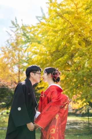 STUDIO AQUA 立川店(スタジオAQUA)_【和装ロケ】昭和記念公園の日本庭園で彩る四季と伝統美の撮影