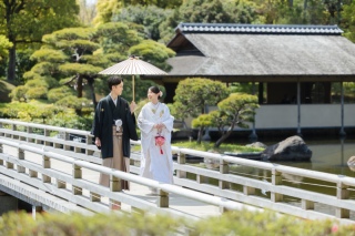 STUDIO AQUA 立川店(スタジオAQUA)_【和装ロケ】昭和記念公園の日本庭園で彩る四季と伝統美の撮影