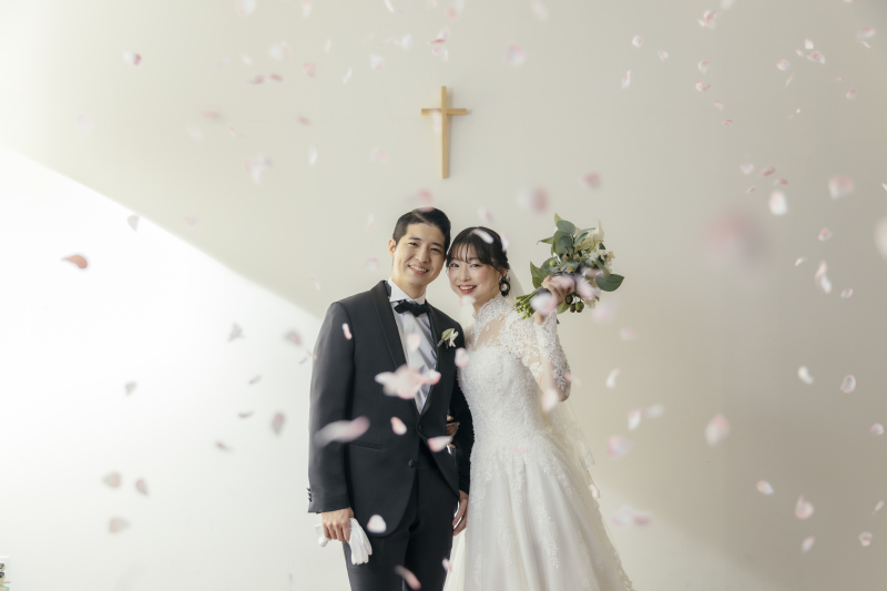 【スタジオでチャペル撮影ができる】◇チャペルスタジオ◇150カット以上全データ付《全データレタッチ付き♡》