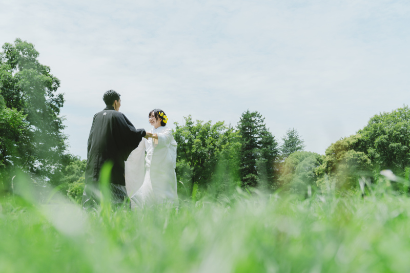 シーズン料金無料【昭和記念公園和装1箇所プラン】大満足の200カット以上データ＆アルバム付)写真台紙1冊もついてくる