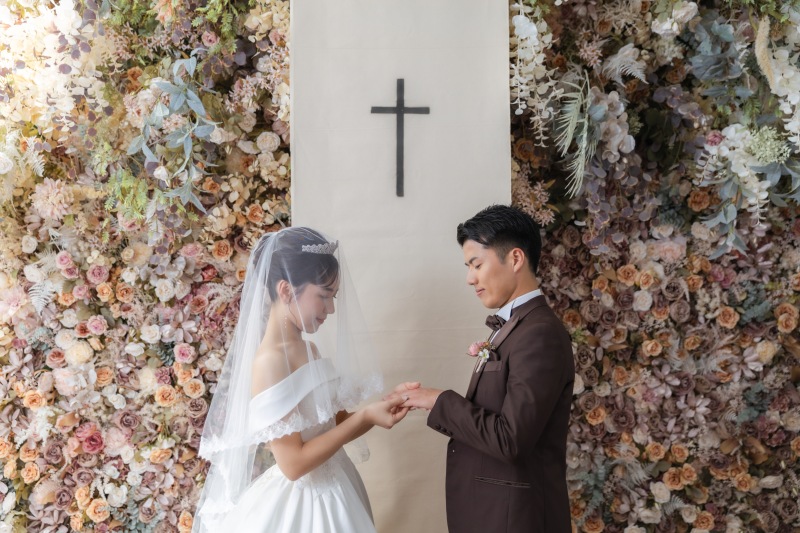 【スタジオでチャペル撮影ができる】◇チャペルスタジオ◇150カット以上全データ付《全データレタッチ付き♡》