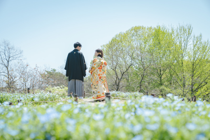 今だけシーズン料金無料！【昭和記念公園和装2箇所プラン】たっぷり200カット以上全データ＆アルバム付《全データレタッチ付き♡》