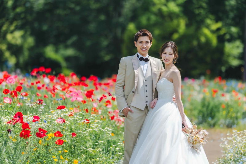 【春シーズン料金2万円OFF！】昭和記念公園洋装1箇所プラン〜データレタッチ付〜