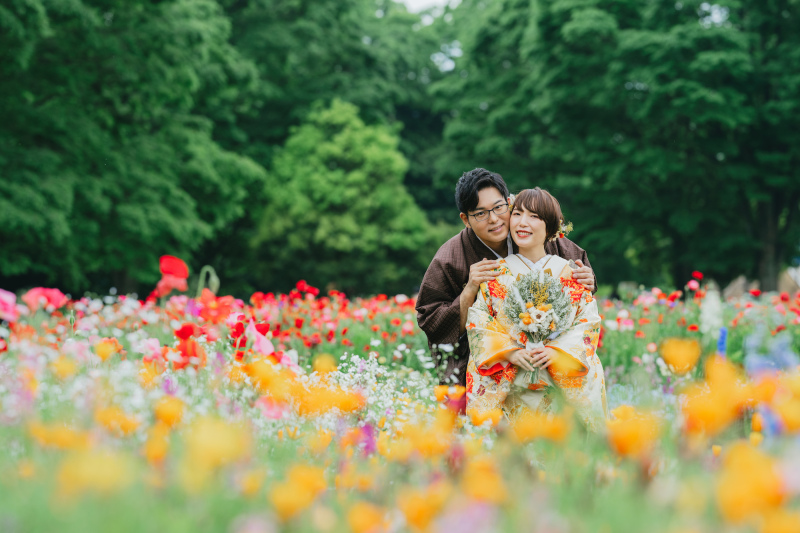 【昭和記念公園和装2箇所プラン】全データ（200カット以上）＆アルバム付《全データレタッチ付き♡》