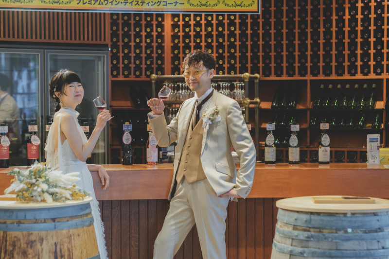 伊豆ワインで乾杯