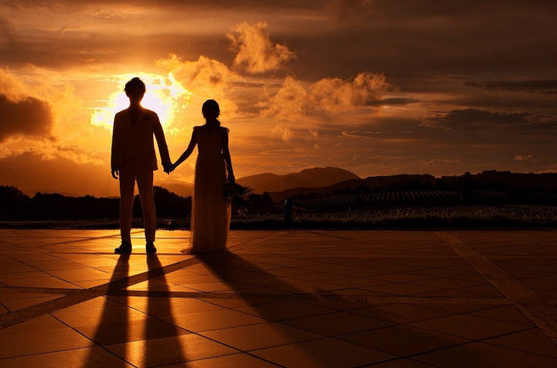 夕焼けが美しい晩夏のころ