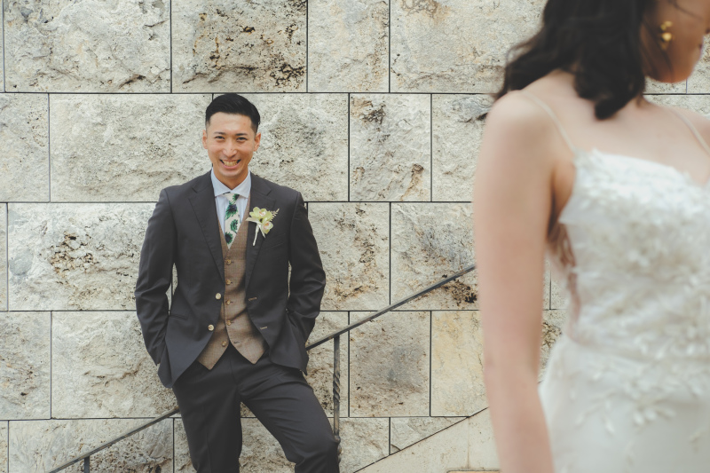 タキシードもこだわって