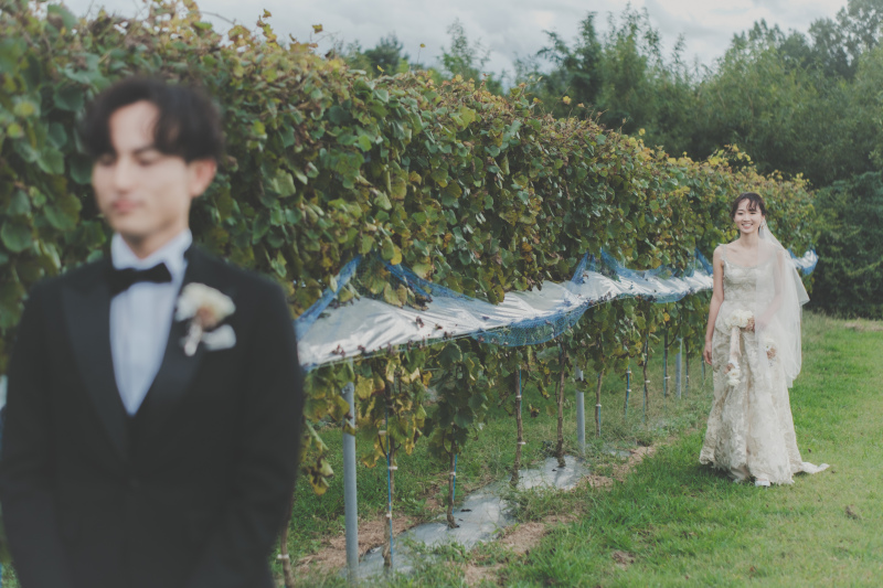 挙式前の撮影タイム