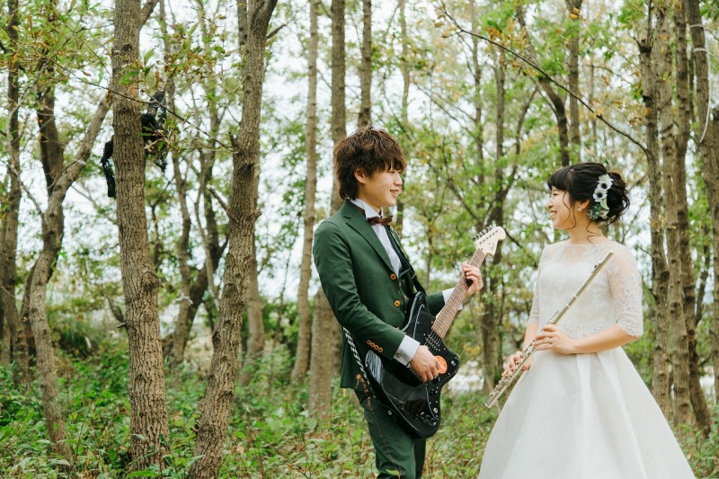 ふたりらしい撮影