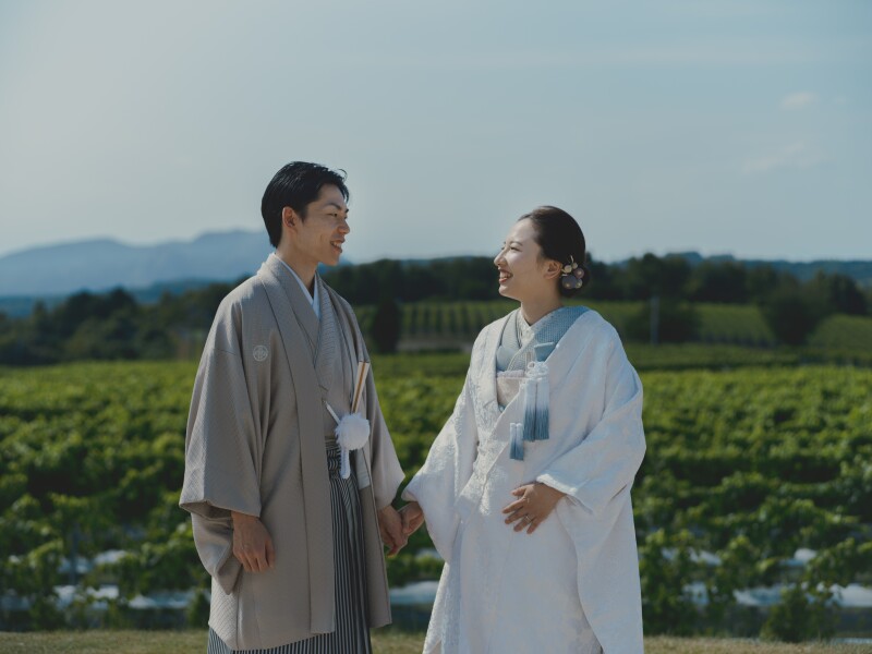 【衣装にこだわる】和装1着+洋装1着+ワイナリーロケーションプラン
