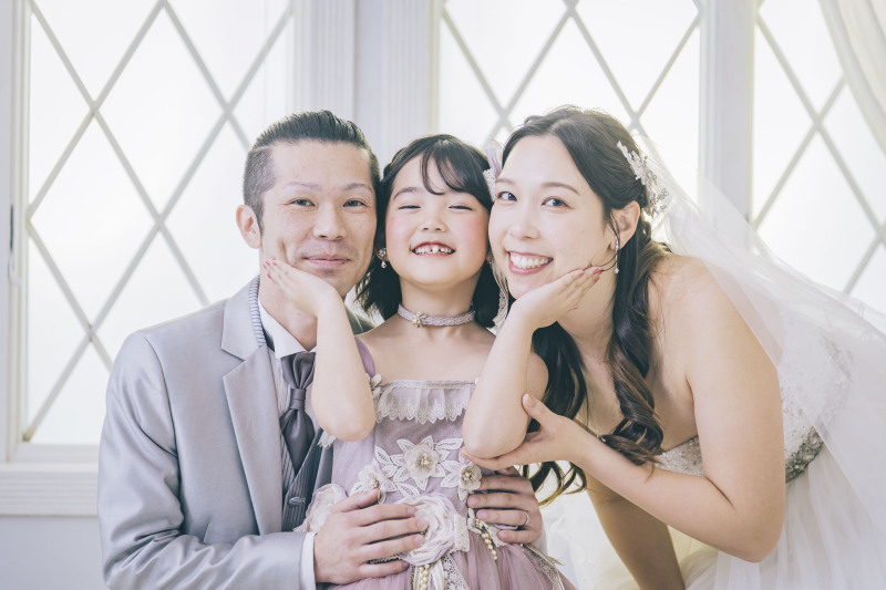 お子さまも一緒に撮影♡