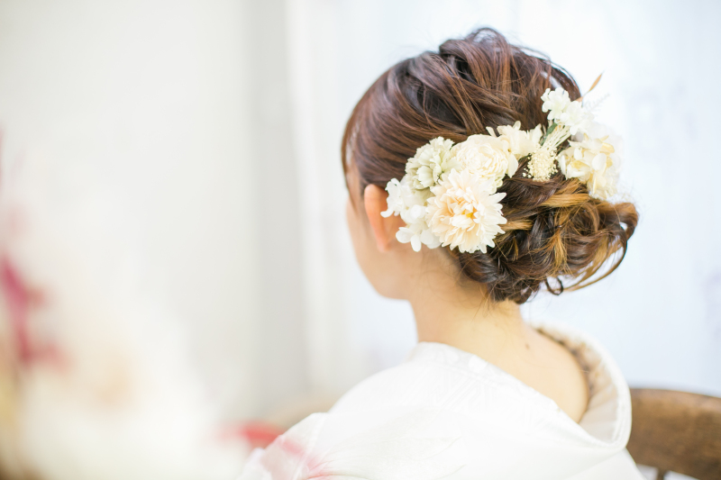 ステキすぎる新婦様のヘアセット