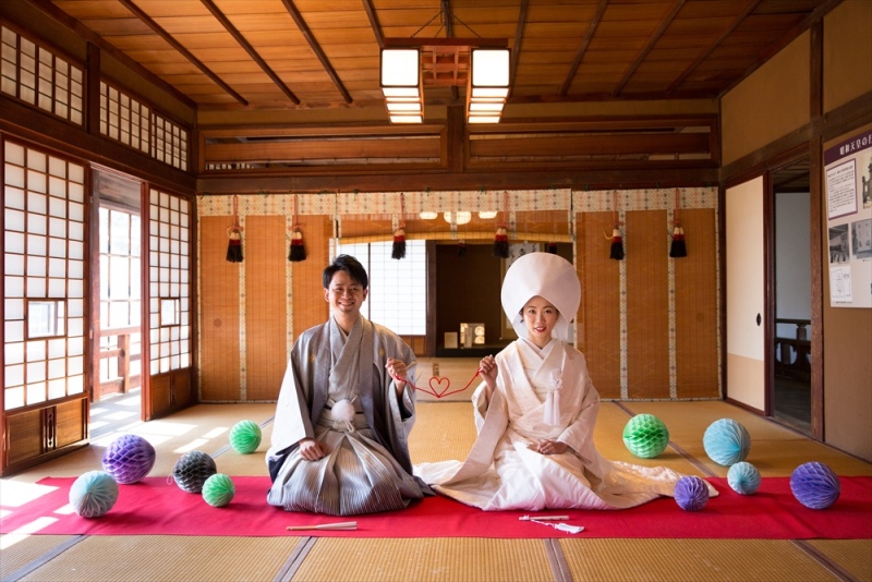綿帽子が素敵ですね
