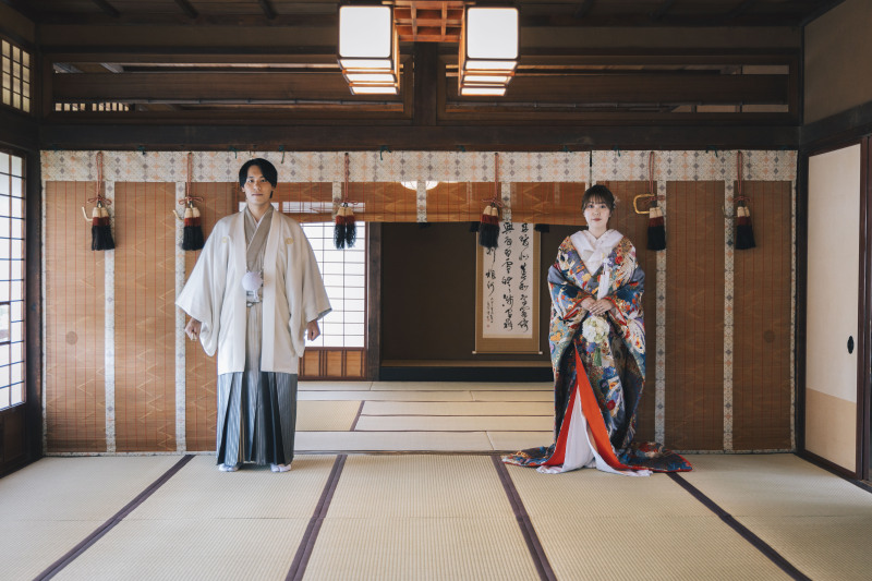 和装でもかっちり