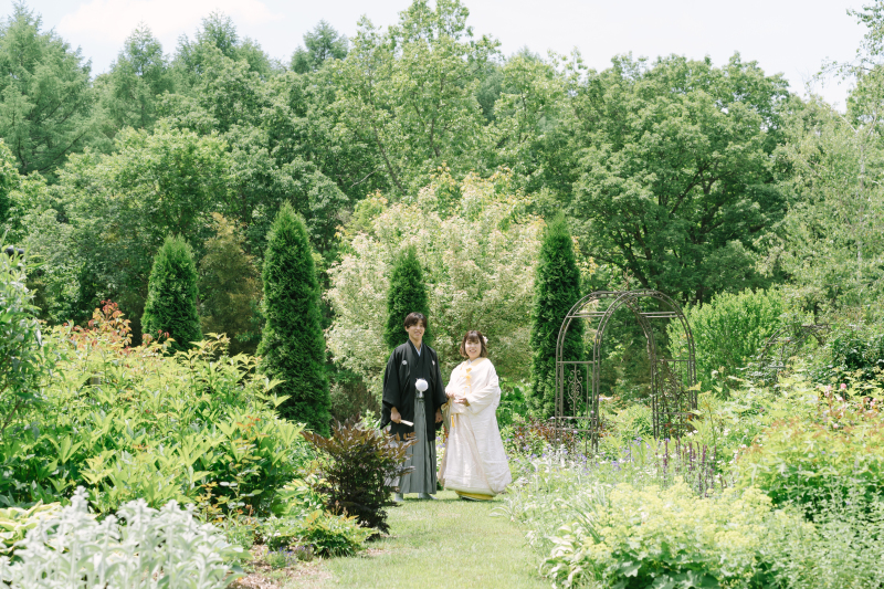 緑あふれるガーデンで